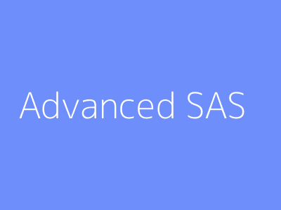 Advanced SAS